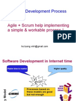 Software Development Process: Agile + Scrum Help Implementing A Simple & Workable Process !