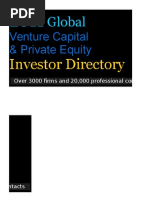 Private Equity Database Chief Executive Officer Private Equity