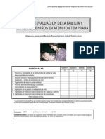 Guía de Evaluación de La Familia y El Entorno en Atención Temprana