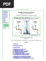 Sempre Sustentável Bomba Manual