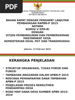 Download Ditjen PPMD  RDP Lanjutan Komisi V DPR 110215 finalpptx by Syah Rul SN255648109 doc pdf