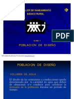 Poblacion de Diseño