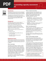 Effective Parenting Capacity Assessment:key Issues