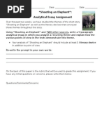 Analytical Essay Assignment and Rubric, PARCC, Part 2