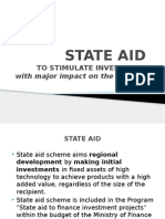 State Aid subventions romania 2014 2020