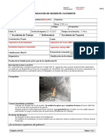 FORMATO de ACCIDENTE Comunicación de Incidentes - Accid