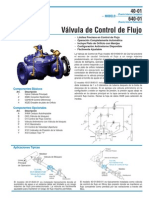 Valvula de Control de Flujo