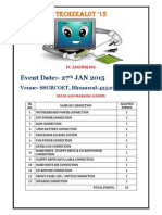 Techzealot 15 Techzealot 15 Techzealot 15 Techzealot 15: Event Date:-27 JAN 2015