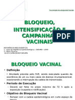 BLoqueio, Intensificação e Campanha