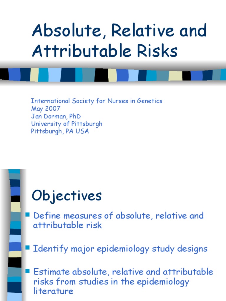 Risk Epidemiology Odds Ratio Epidemiology