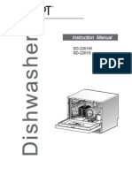 SPT Countertop Dishwasher - SD-2201W/S - Instruction Manual