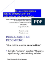 Indicadores Metodologia