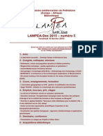 LAMPEA-Doc 2015 – numéro 5 / Vendredi 13 février 2015