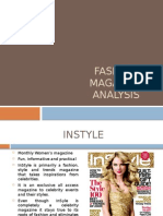 Fashion Magazine Analysis