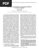 DUCROT, Oswald. O Caso Da Negação na TBS