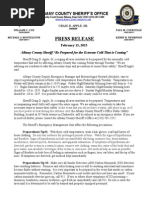 Download 2015 Cold Weather Press Release by ACSOtweet SN255682931 doc pdf