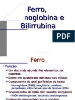 Hemoglobina, Ferro e Bilirrubina: Funções e Metabolismo