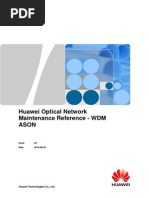 Huawei Optical Network Maintenance Reference-WDM ASON-20140826-C