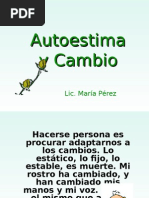 Autoestima y Cambio