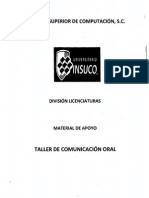 Taller de Comunicacion Oral