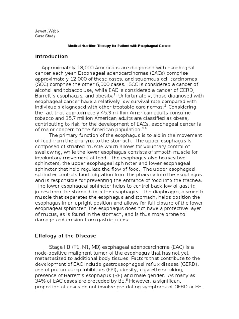 Esophageal Paper | PDF | Esophagus | Gastroesophageal Reflux Disease