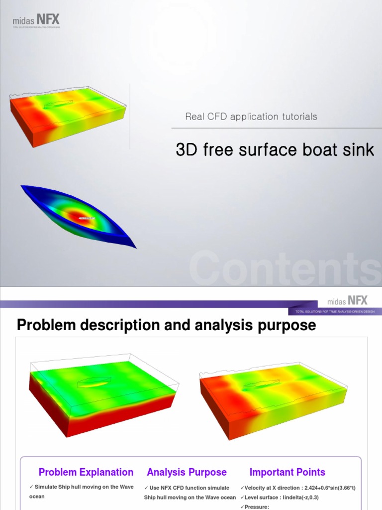 Free Surface CFD for Boat Simulation | PDF | Computational Fluid ...