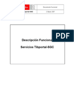 Descripción Funcional Servicios Tibportal