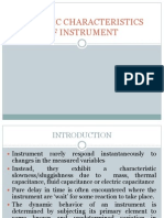 Chap 1c- Dynamic Characteristic of Instrument- Updated
