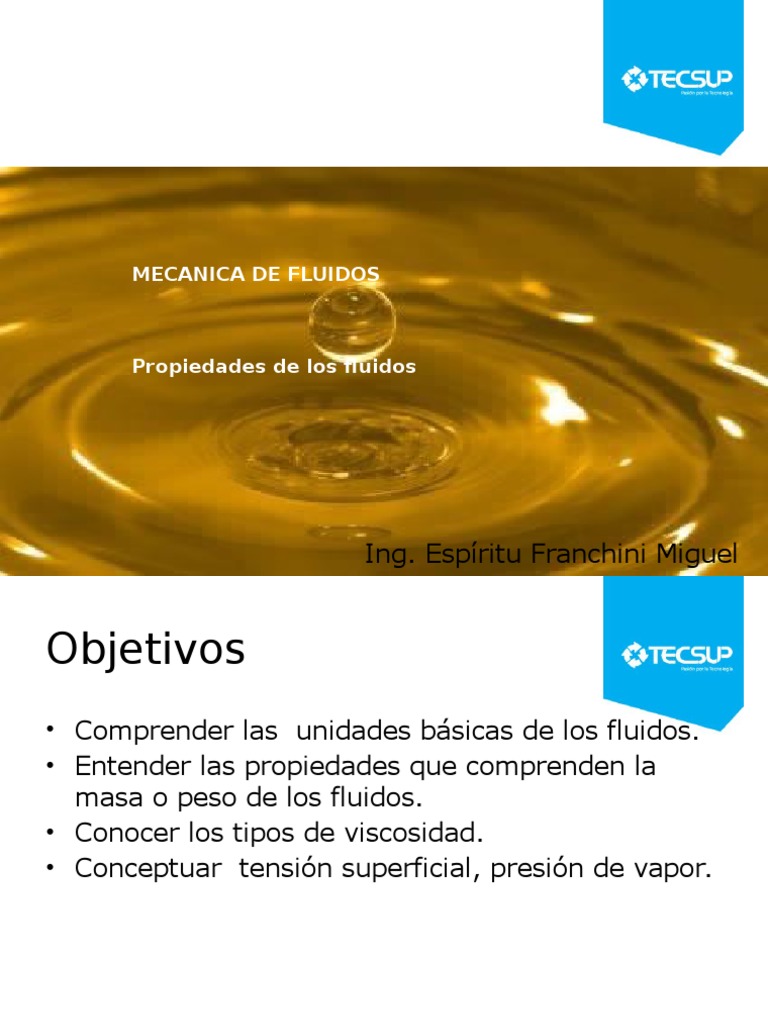 Propiedades de Los Fluidos Viscosidad Densidad