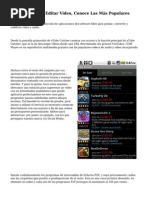 Programas Para Editar V&iacute;deo, Conoce Las M&aacute;s Populares