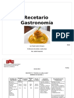 Dossier Recetas