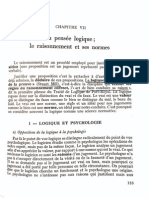 La Pensée Logique - Le Raisonnement Et Ses Normes (Court Traité de La Connaissance, 1972)