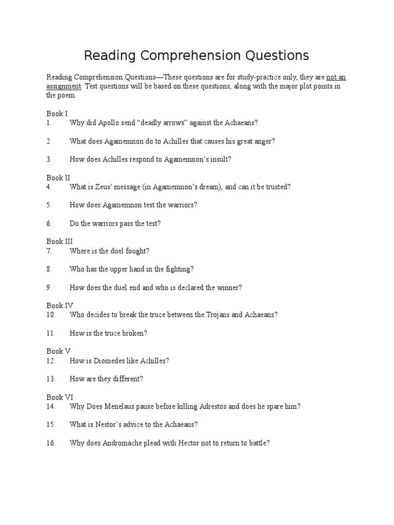 Iliad reflection essay picture