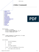 VI Editor Commands PDF