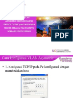 Perancangan Vlan Asymetric Menggunakan Switch D-link 3200 Dan