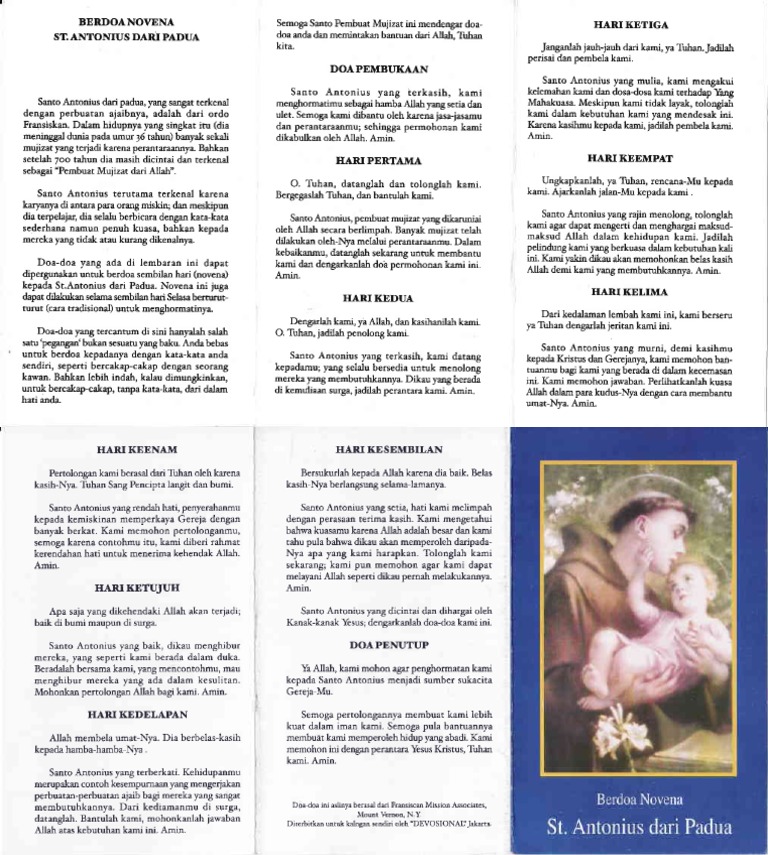Teks Doa Novena Tiga Salam Maria Berbagai Teks Penting