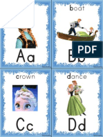 Free - Frozen Alphabet Cards2