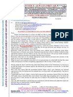 20150214-G. H. Schorel-Hlavka O.W.B. To MR TONY ABBOTT PM-Re Prisoners-Death Penalty Issues