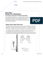 Flute for Dummies Cheat Sheet - For Dummies