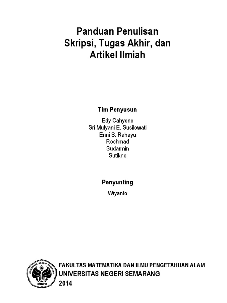 Panduan Penulisan Skripsi Ta Artikel Rev 2014