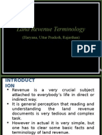 Indian Land Revenue Terminology