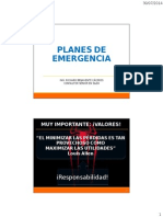 Exposicion Planes de Emergencia