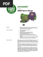 MTG 2800i Servo Tank Gauge Datasheet