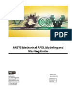 ANSYS Mechanical APDL Modeling and Meshing Guide