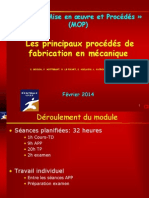 Présentation Des Principaux Procédés 2014 PDF