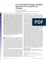 Kinetic Suppression of Microtubule Dynamic Instability by Griseofulvin Implications for Its Possible Use in the Treatment of Cancer