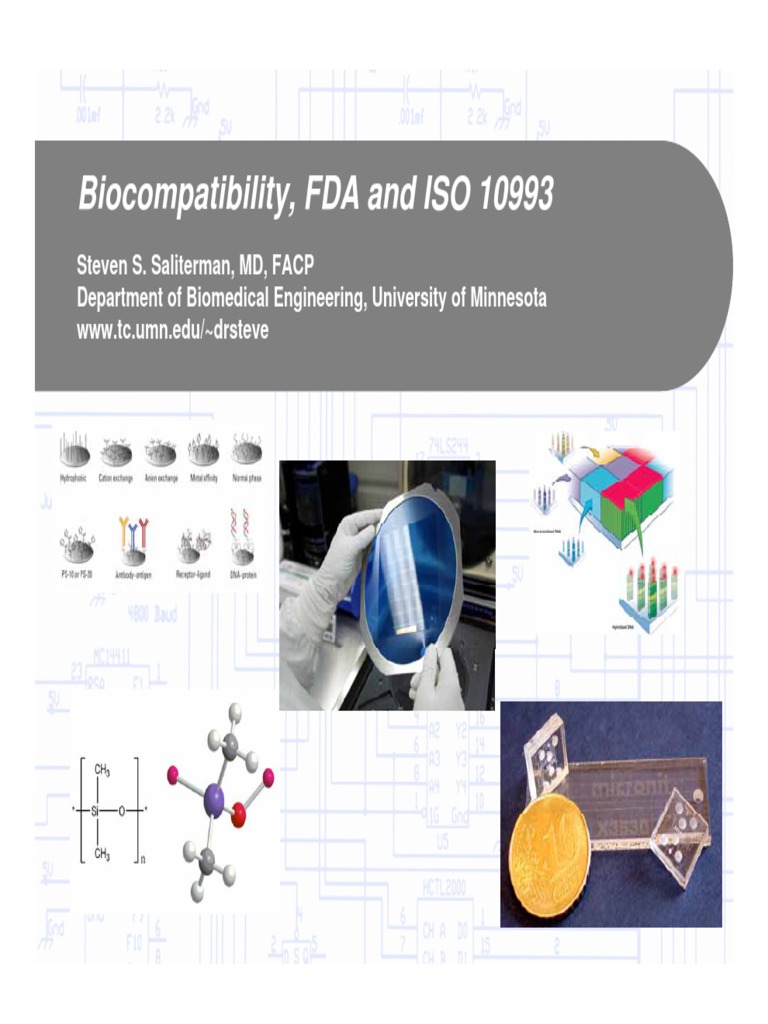 FDA and ISO 10993 Biocompatibility Guide | PDF | Polymers | Toxicity