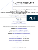 Garriga & Phillips - Foreign Aid as a Signal to Investors-Predicting FDI in Post-conflict Countries