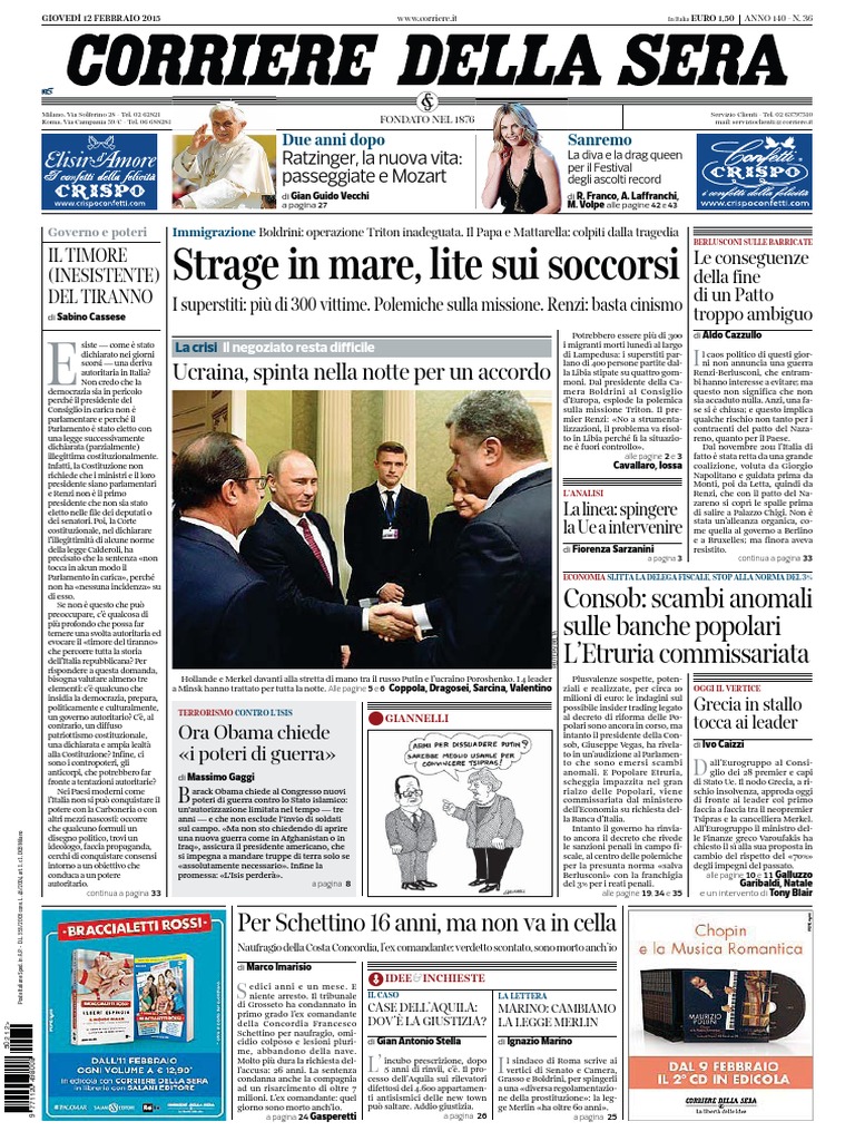 Corriere Della Sera 12022015
