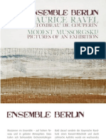 RAVEL, M. - Tombeau de Couperin (Le) : MUSSORGSKY, M. - Pictures at An Exhibition (Arr. For Chamber Ensemble) (Ensemble Berlin)